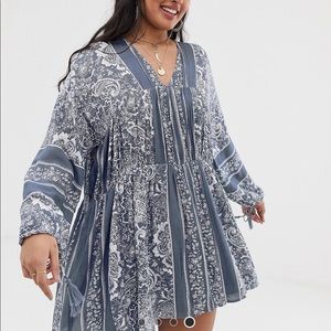 COPY - ASOS Curve Paisley Swing Dress  20 NWOT